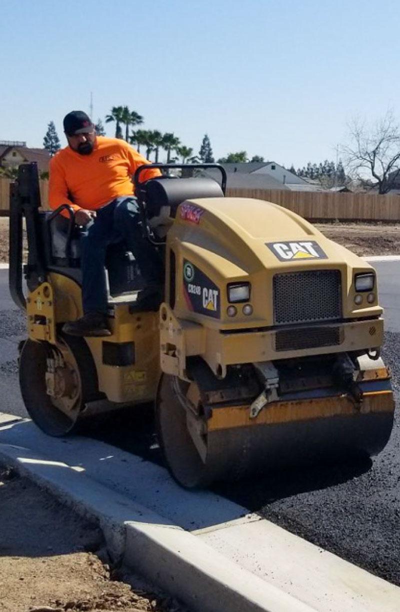 Building roads for a development project